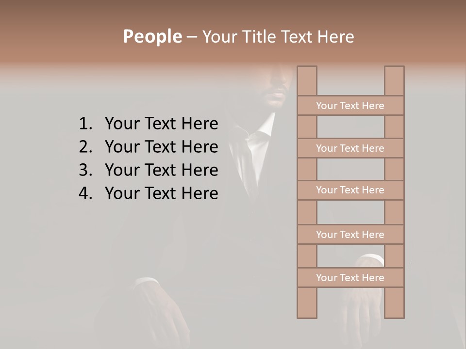 Person Young Smart PowerPoint Template