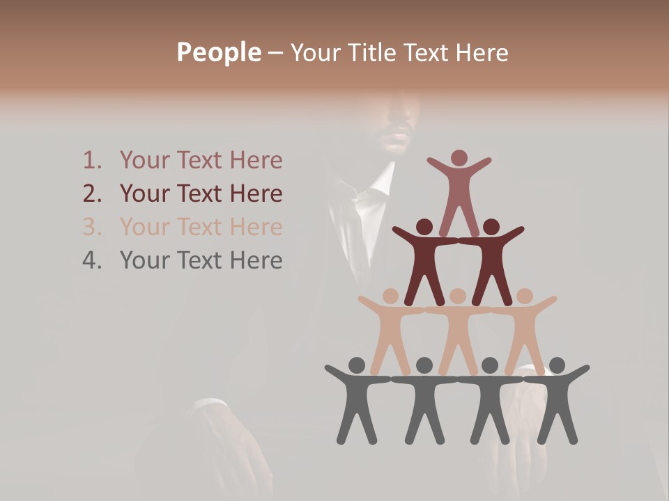 Person Young Smart PowerPoint Template
