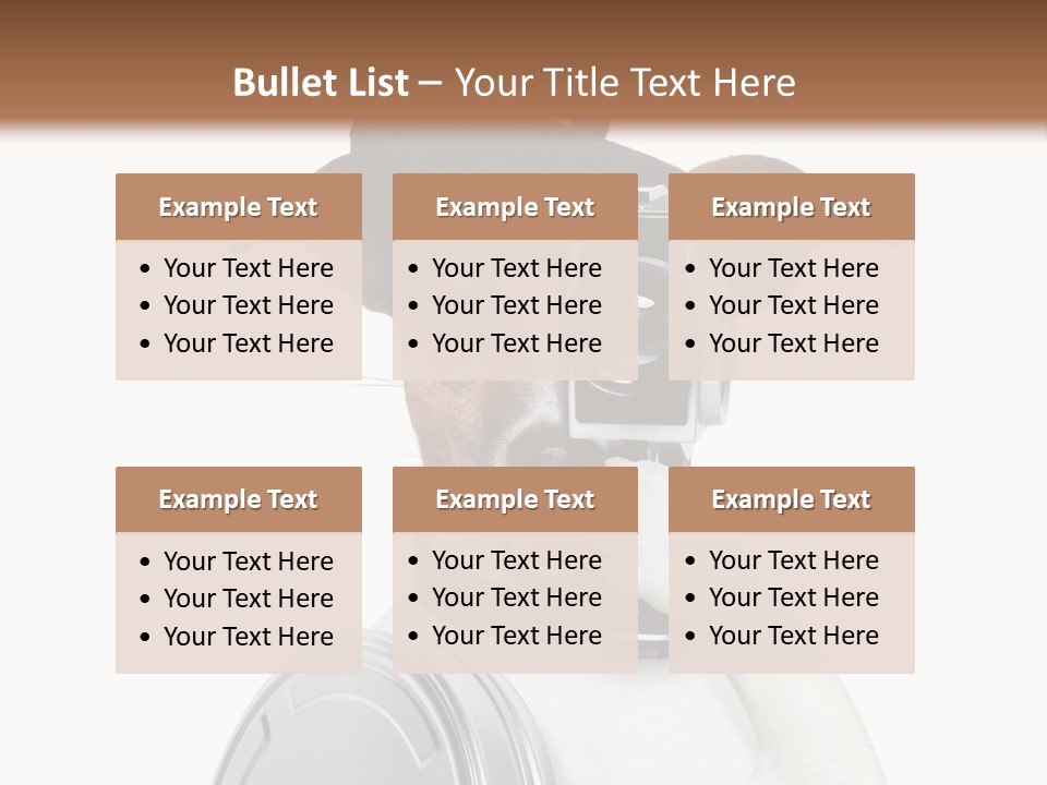Show Photography Vision PowerPoint Template