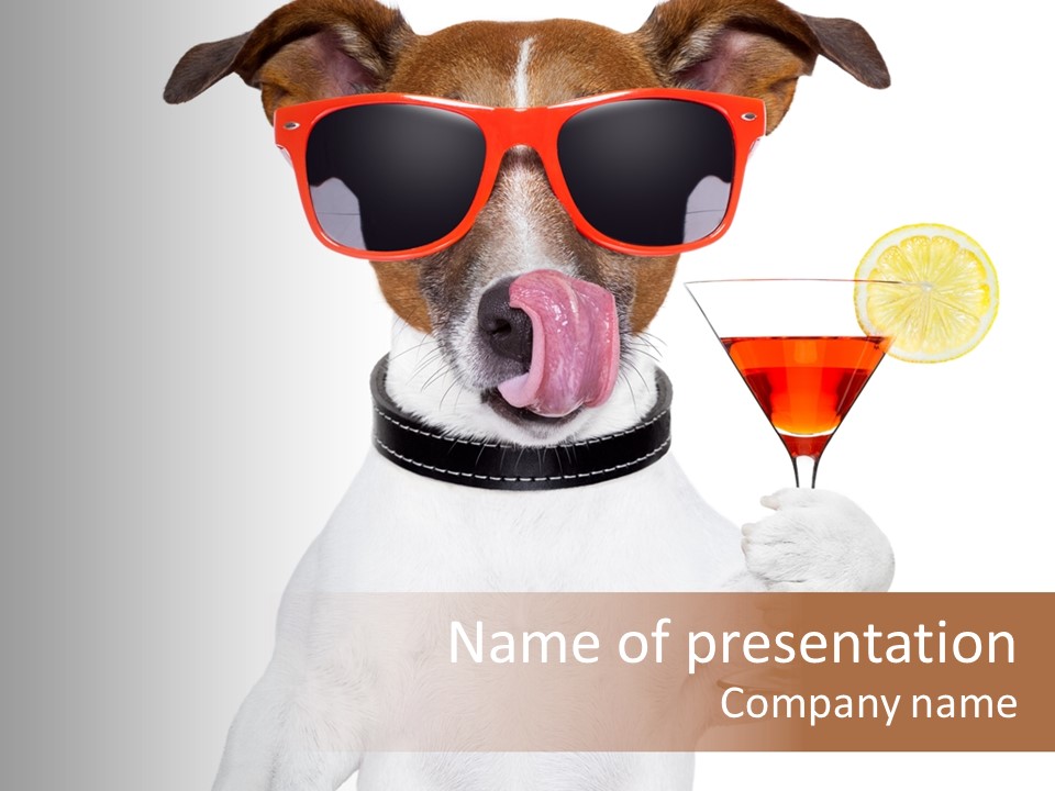 Lick Vacation Taste PowerPoint Template