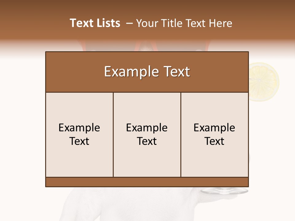 Lick Vacation Taste PowerPoint Template