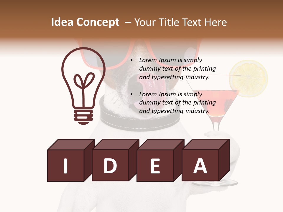 Lick Vacation Taste PowerPoint Template