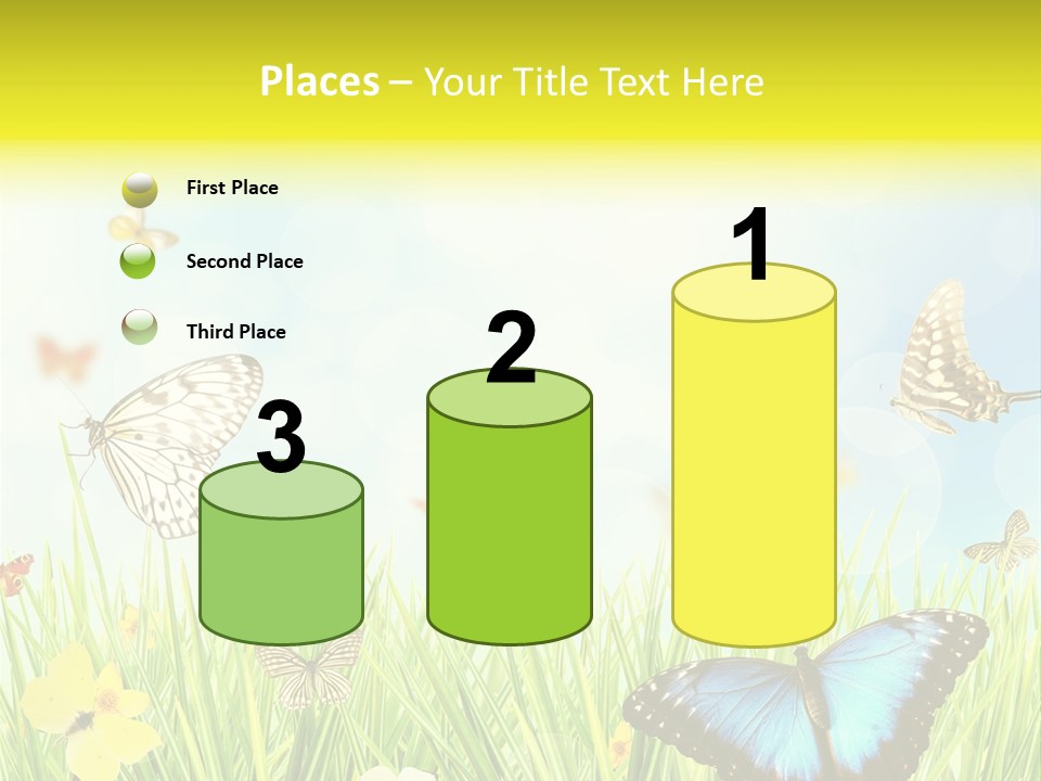 Beautiful Flora Pure PowerPoint Template