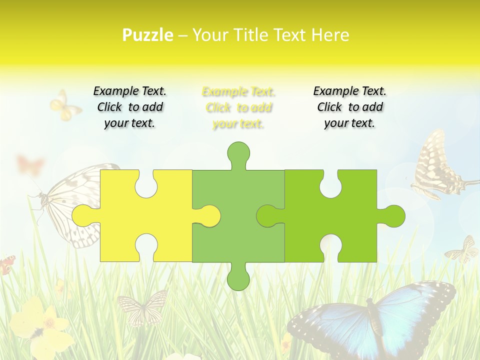 Beautiful Flora Pure PowerPoint Template