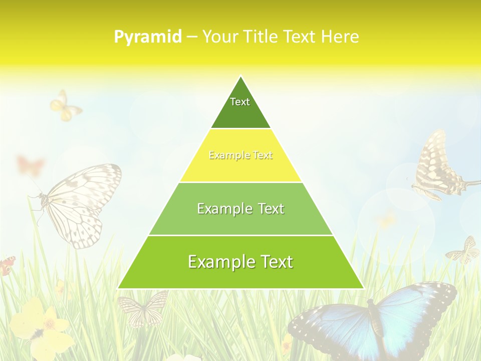 Beautiful Flora Pure PowerPoint Template