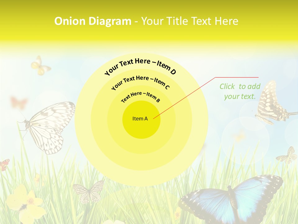 Beautiful Flora Pure PowerPoint Template