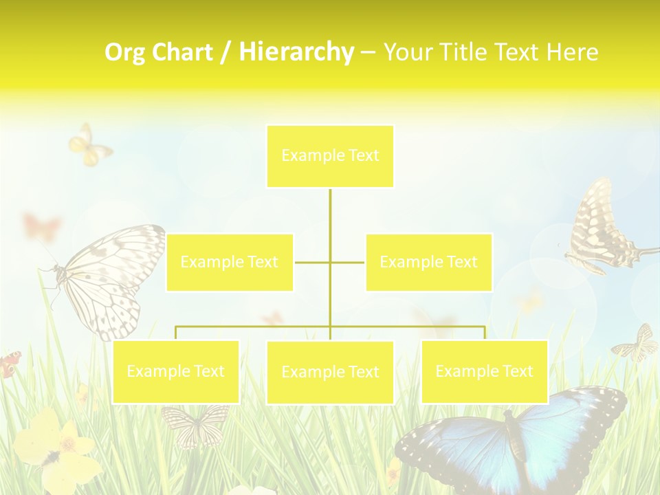 Beautiful Flora Pure PowerPoint Template