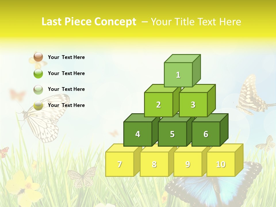 Beautiful Flora Pure PowerPoint Template