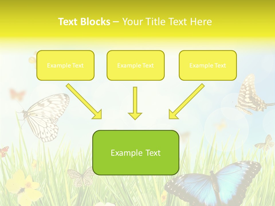 Beautiful Flora Pure PowerPoint Template