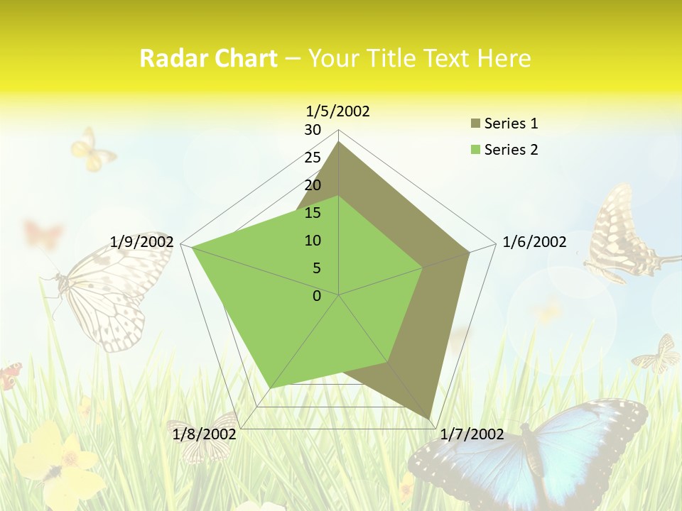 Beautiful Flora Pure PowerPoint Template