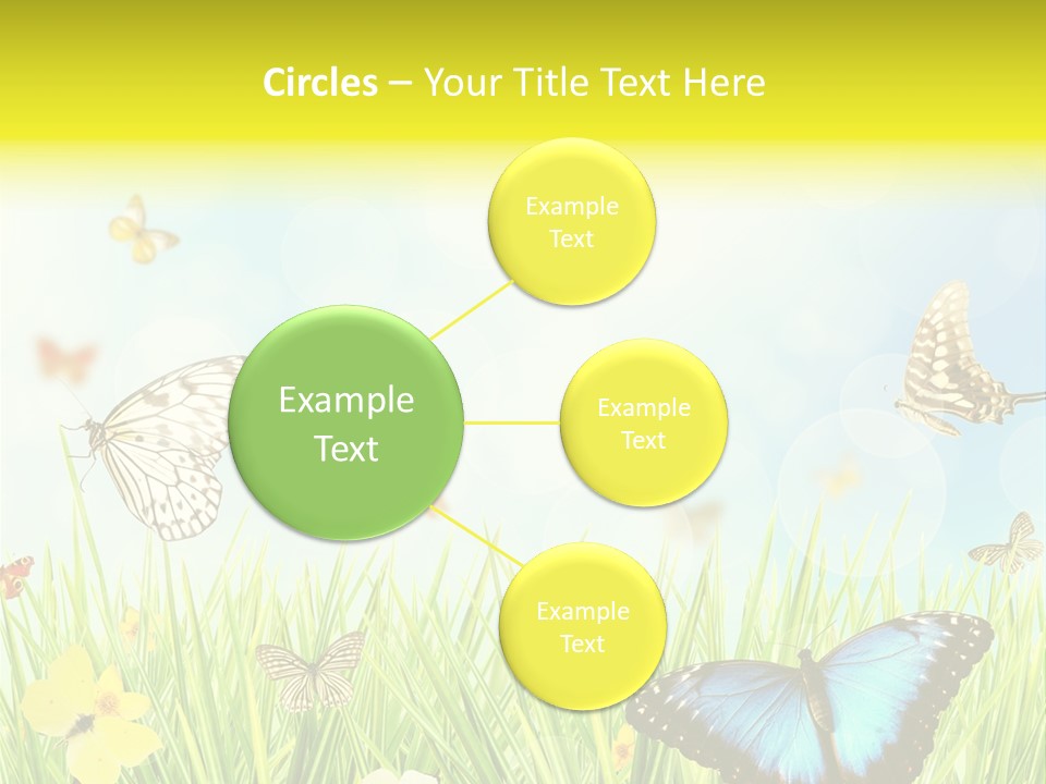 Beautiful Flora Pure PowerPoint Template