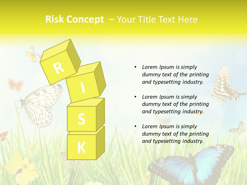 Beautiful Flora Pure PowerPoint Template