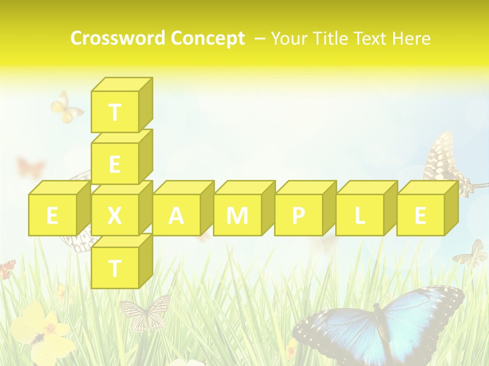 Beautiful Flora Pure PowerPoint Template