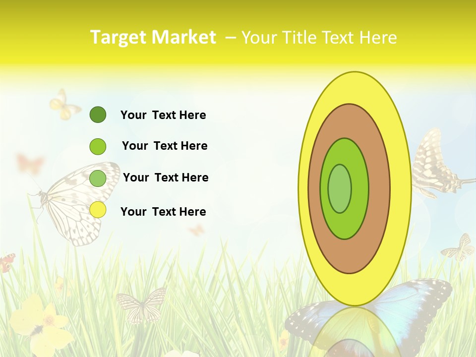 Beautiful Flora Pure PowerPoint Template