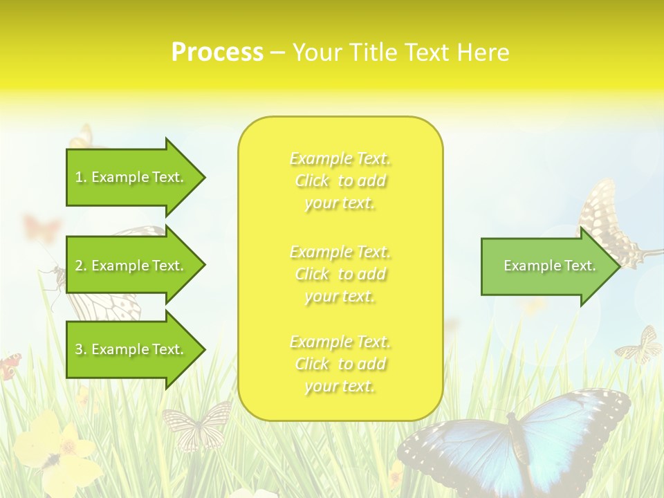 Beautiful Flora Pure PowerPoint Template