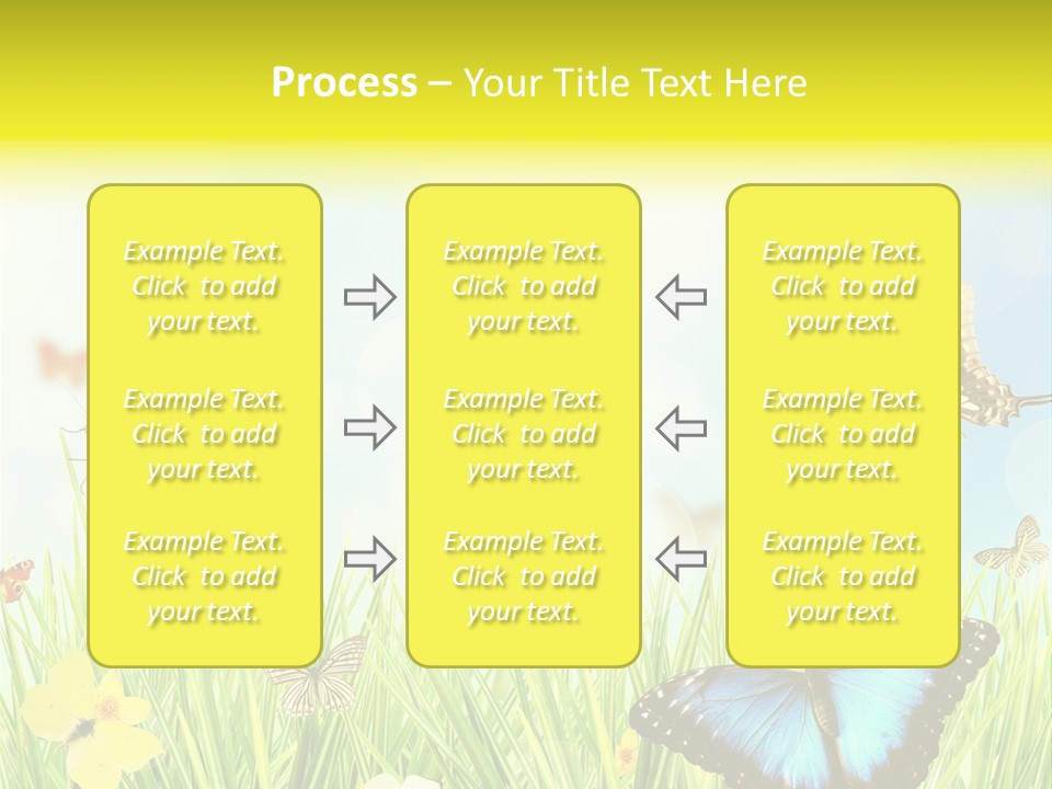 Beautiful Flora Pure PowerPoint Template
