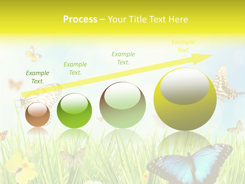 Beautiful Flora Pure PowerPoint Template