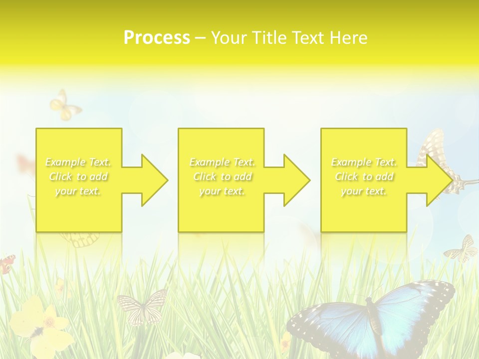 Beautiful Flora Pure PowerPoint Template