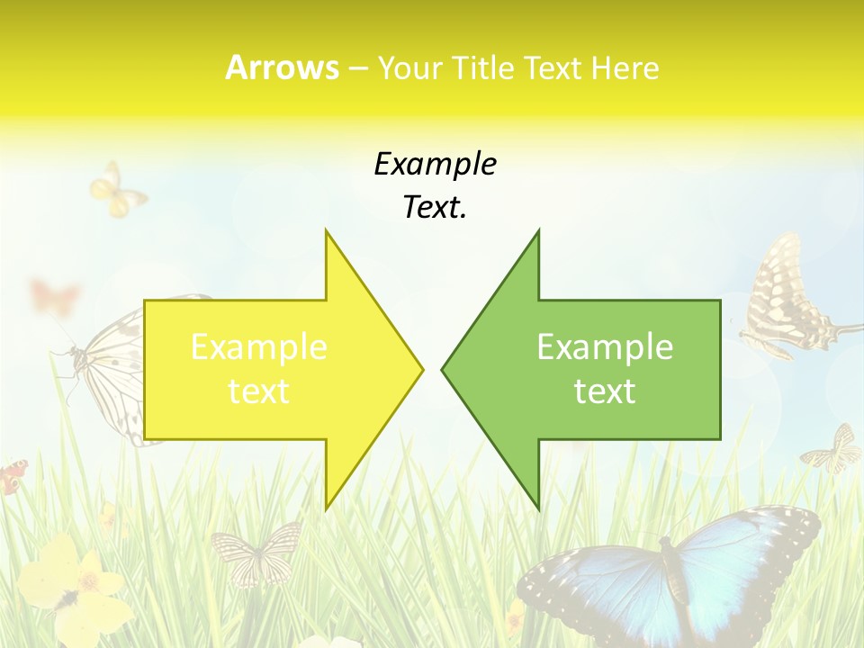 Beautiful Flora Pure PowerPoint Template
