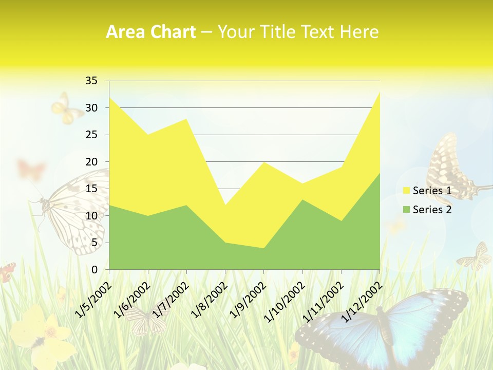 Beautiful Flora Pure PowerPoint Template