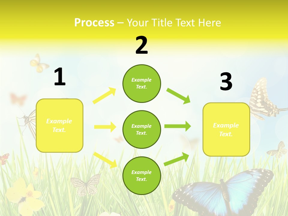 Beautiful Flora Pure PowerPoint Template
