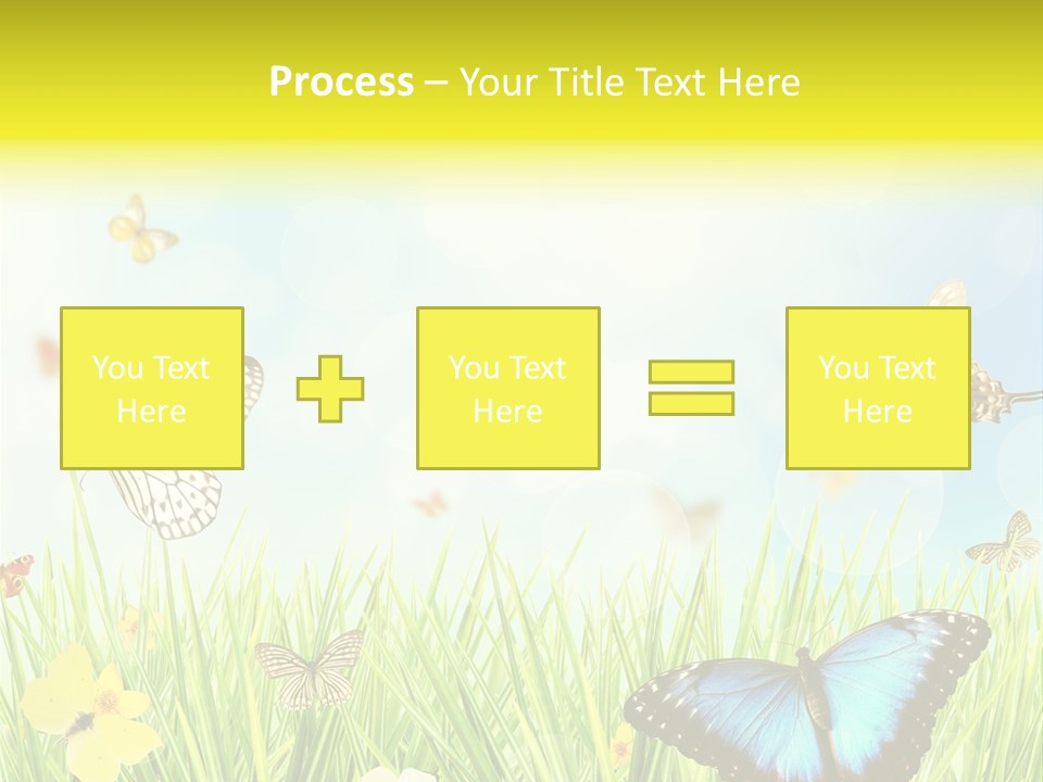Beautiful Flora Pure PowerPoint Template