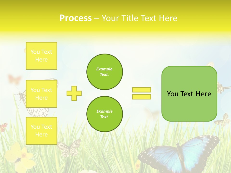 Beautiful Flora Pure PowerPoint Template