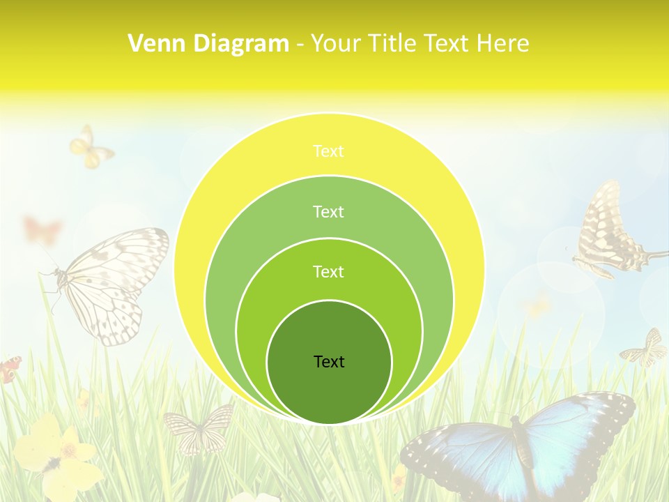 Beautiful Flora Pure PowerPoint Template