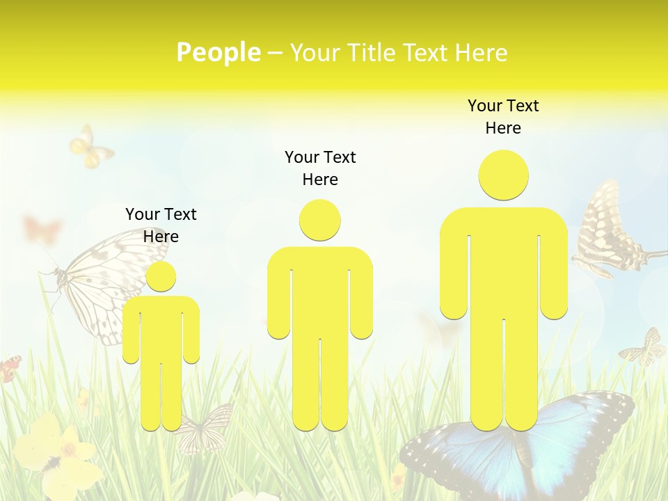 Beautiful Flora Pure PowerPoint Template