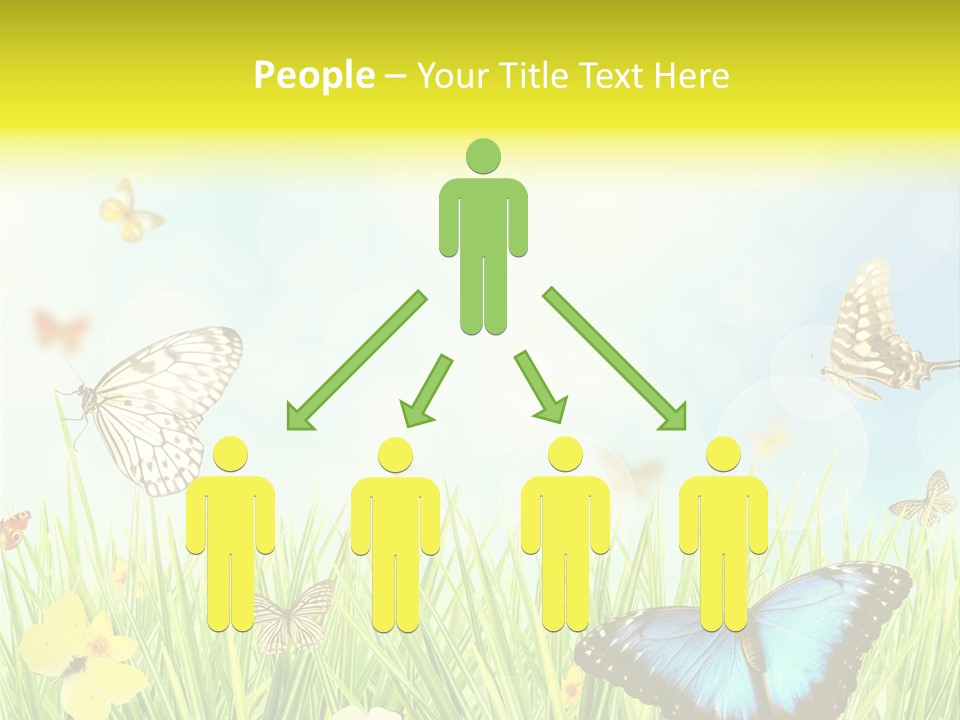 Beautiful Flora Pure PowerPoint Template