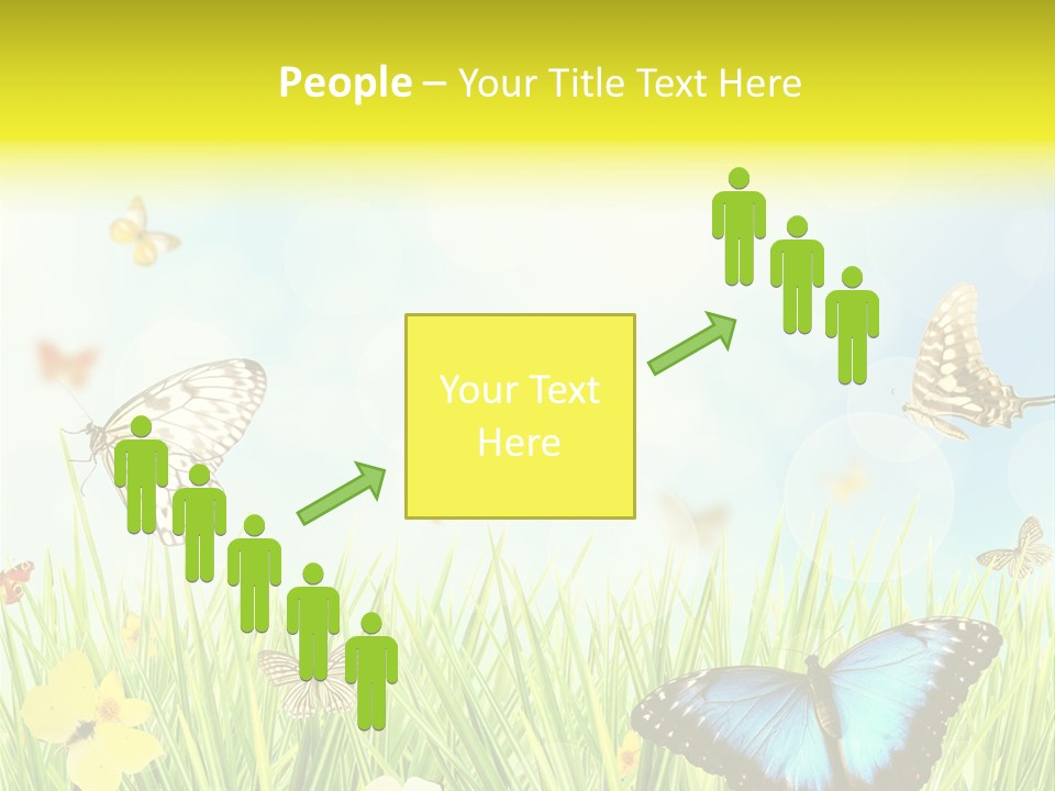 Beautiful Flora Pure PowerPoint Template