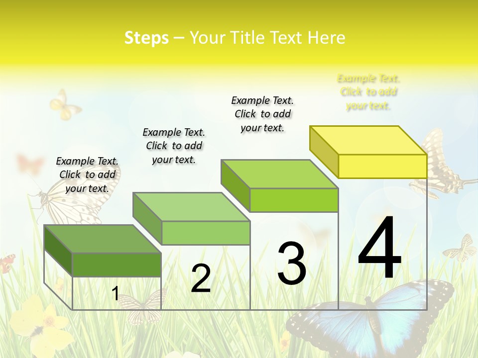 Beautiful Flora Pure PowerPoint Template