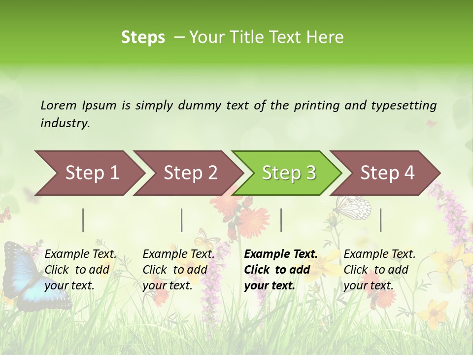 Style Environmental Conservation PowerPoint Template