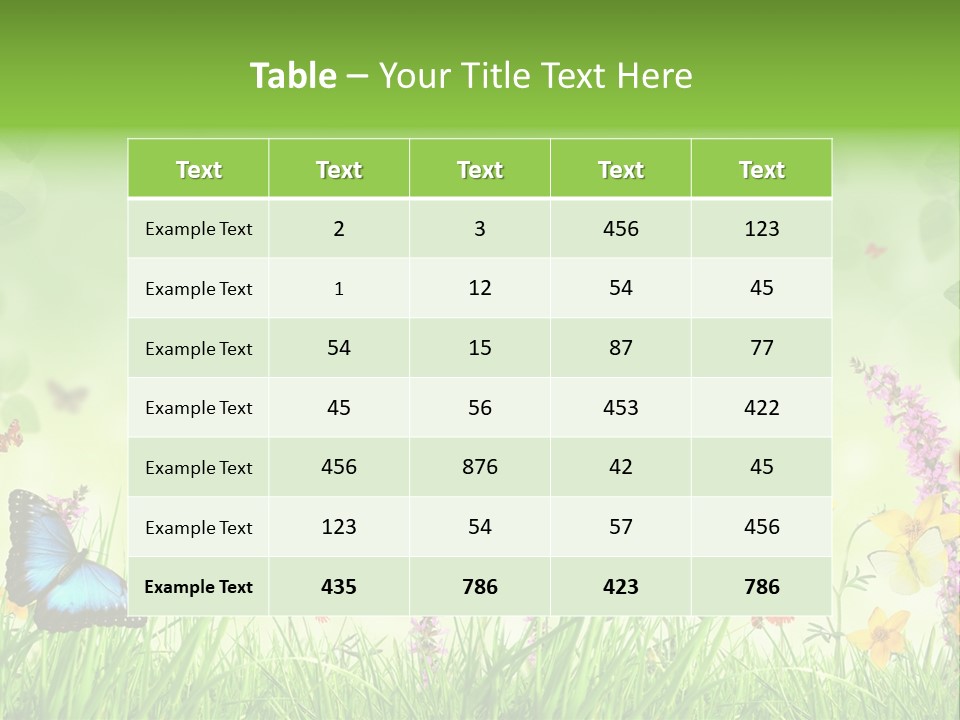 Style Environmental Conservation PowerPoint Template
