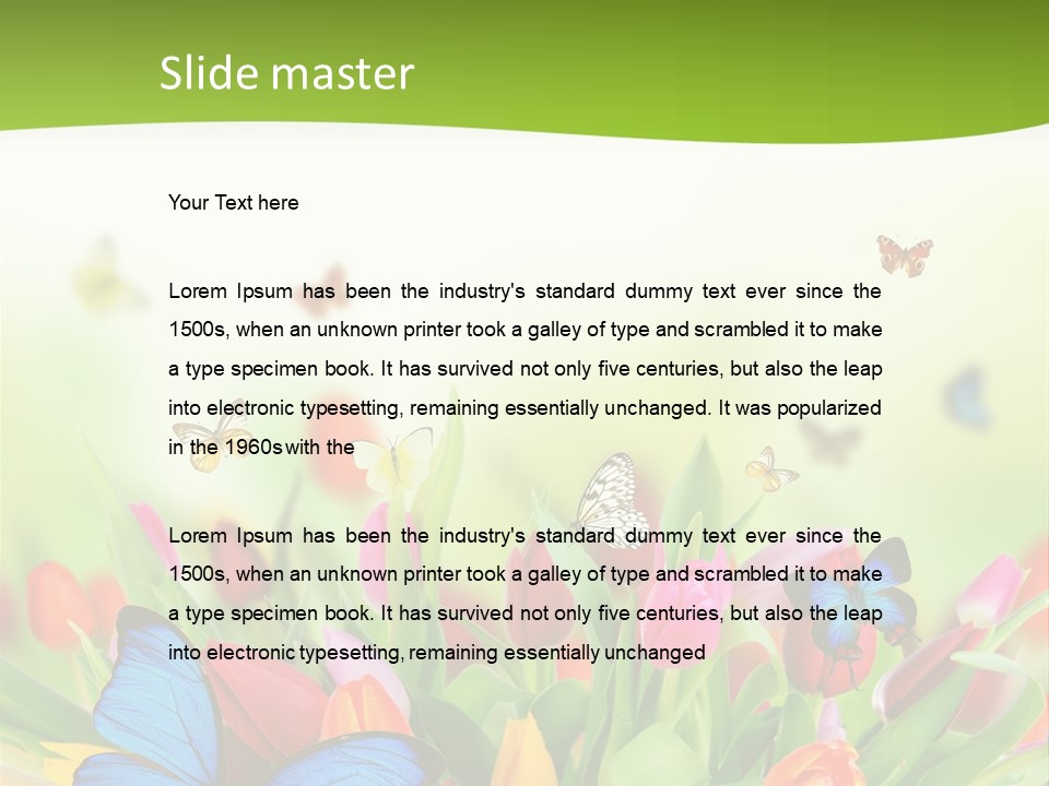 March Animal April Beauty Bloom Blossom Blur Bouquet Butterfly Butterfly PowerPoint Template