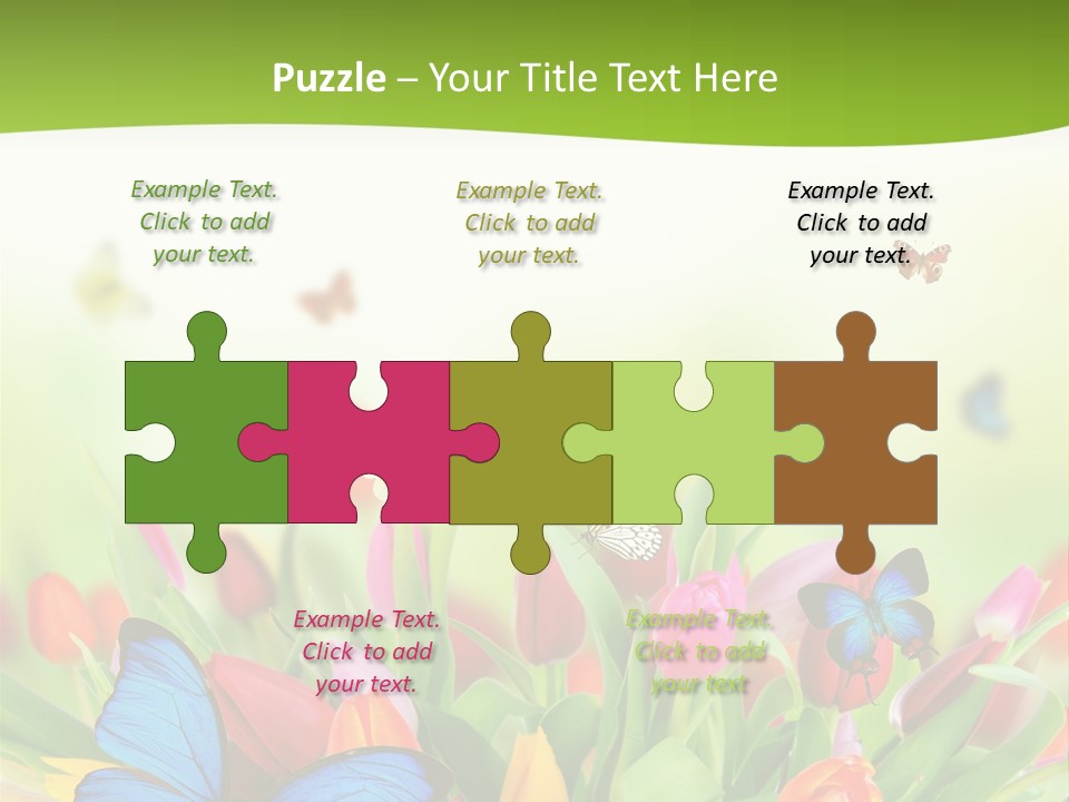 March Animal April Beauty Bloom Blossom Blur Bouquet Butterfly Butterfly PowerPoint Template