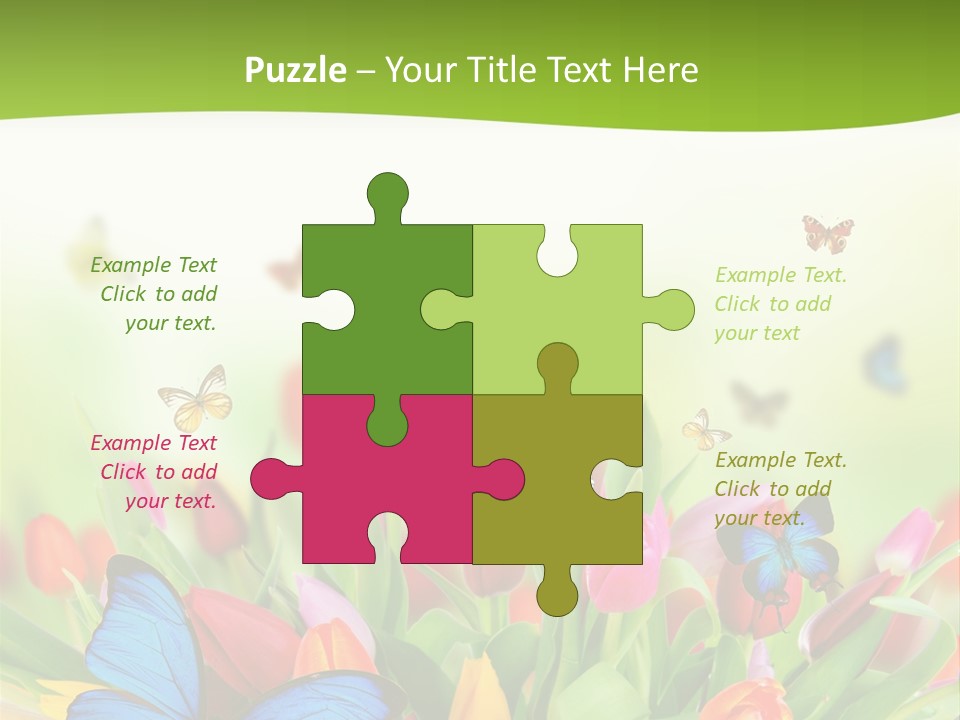 March Animal April Beauty Bloom Blossom Blur Bouquet Butterfly Butterfly PowerPoint Template