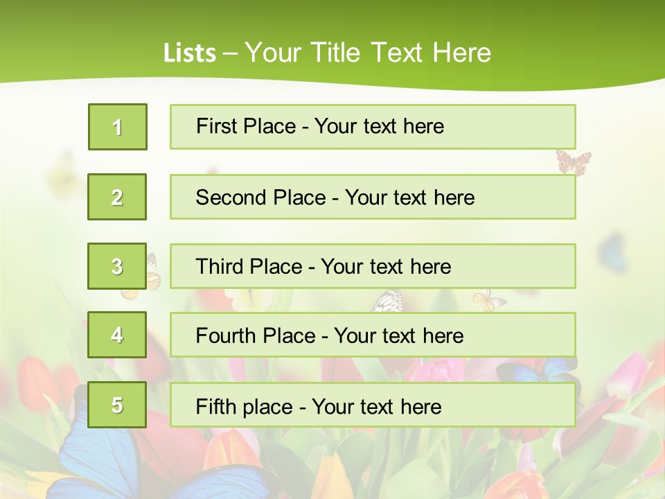 March Animal April Beauty Bloom Blossom Blur Bouquet Butterfly Butterfly PowerPoint Template