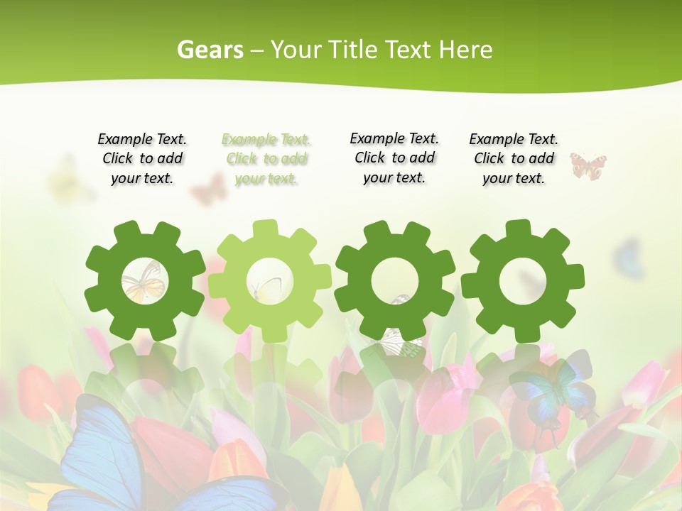 March Animal April Beauty Bloom Blossom Blur Bouquet Butterfly Butterfly PowerPoint Template