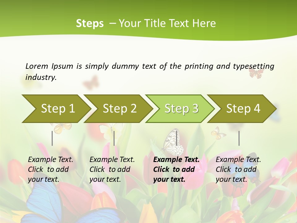 March Animal April Beauty Bloom Blossom Blur Bouquet Butterfly Butterfly PowerPoint Template