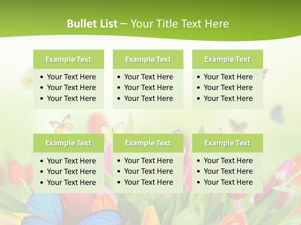March Animal April Beauty Bloom Blossom Blur Bouquet Butterfly Butterfly PowerPoint Template