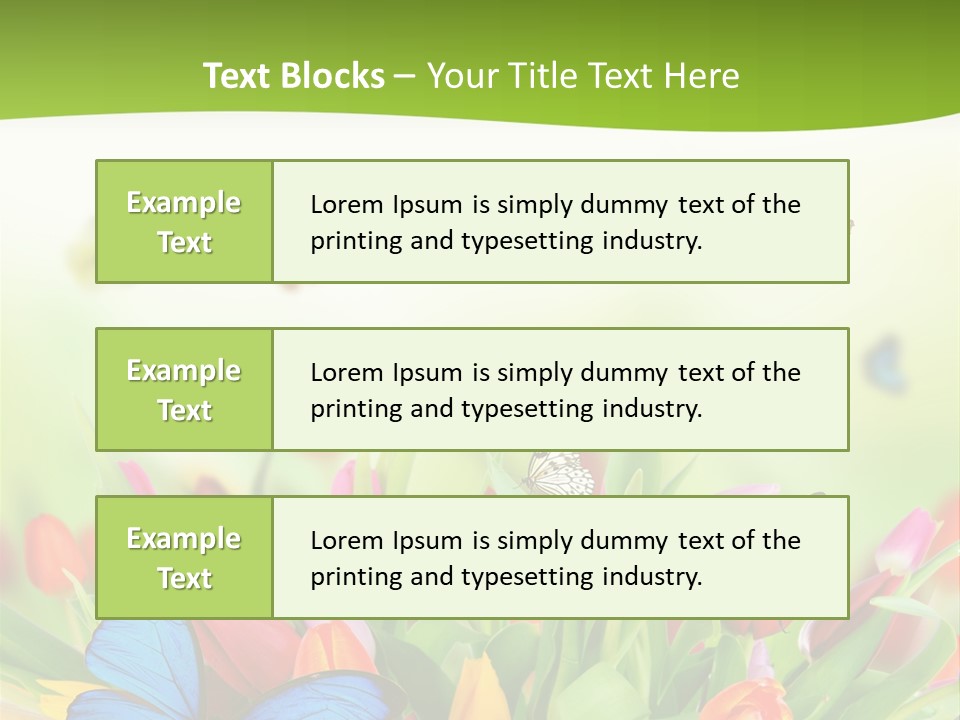 March Animal April Beauty Bloom Blossom Blur Bouquet Butterfly Butterfly PowerPoint Template