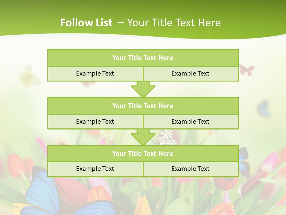 March Animal April Beauty Bloom Blossom Blur Bouquet Butterfly Butterfly PowerPoint Template