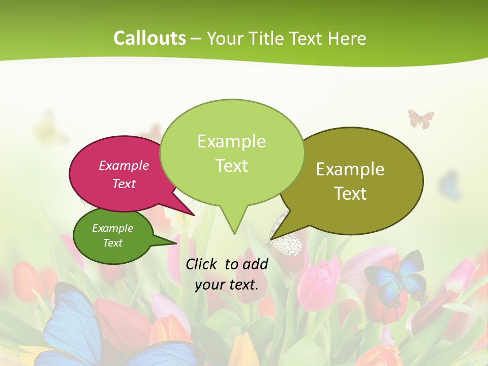 March Animal April Beauty Bloom Blossom Blur Bouquet Butterfly Butterfly PowerPoint Template