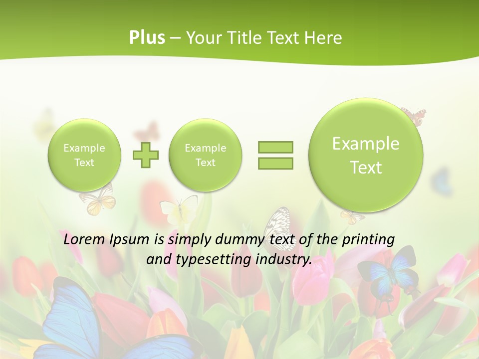 March Animal April Beauty Bloom Blossom Blur Bouquet Butterfly Butterfly PowerPoint Template