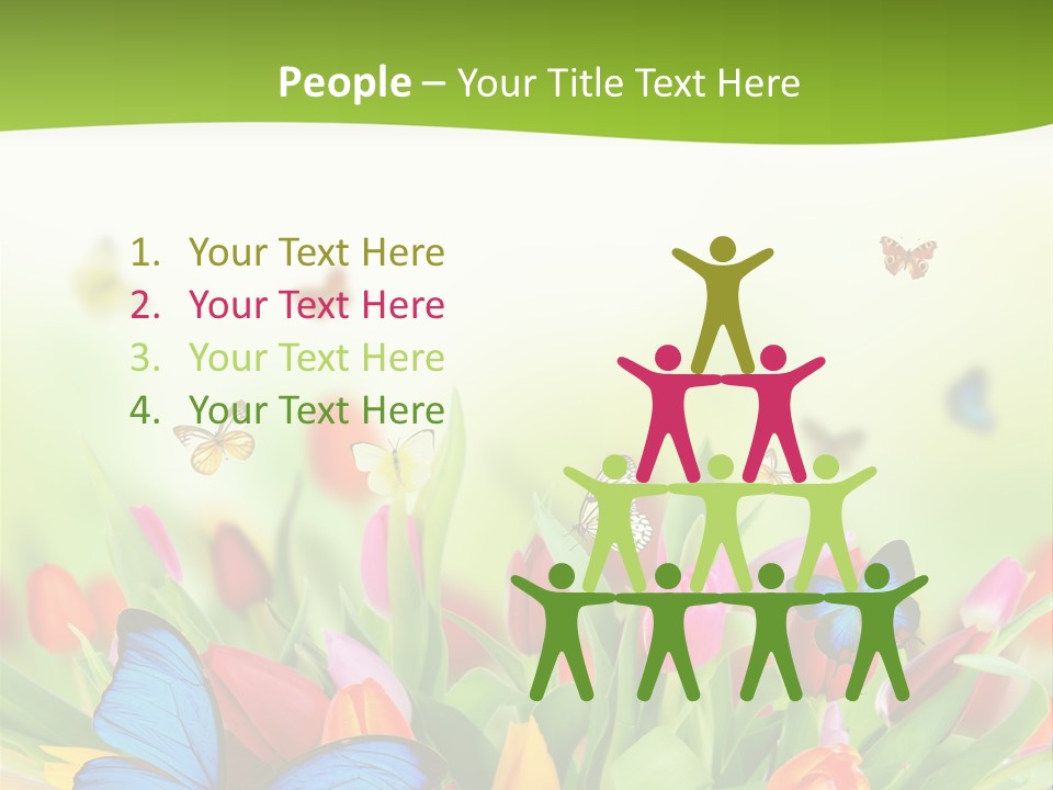 March Animal April Beauty Bloom Blossom Blur Bouquet Butterfly Butterfly PowerPoint Template