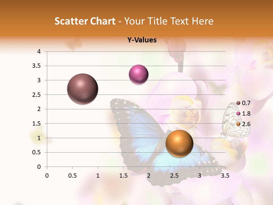 Phalaenopsis Border Vibrant PowerPoint Template