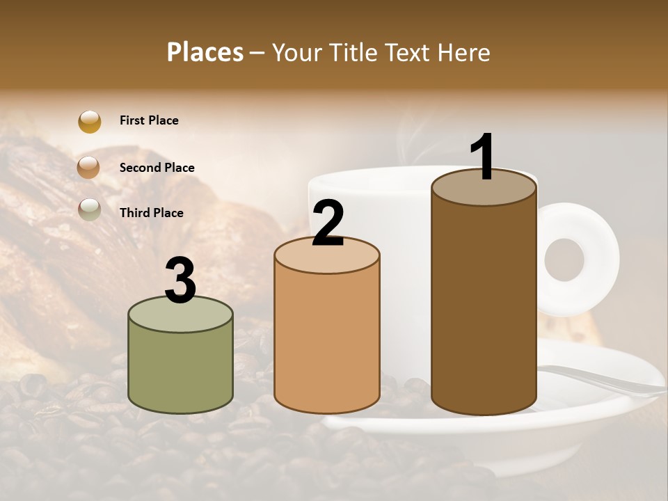 Art Close Up Croissants PowerPoint Template