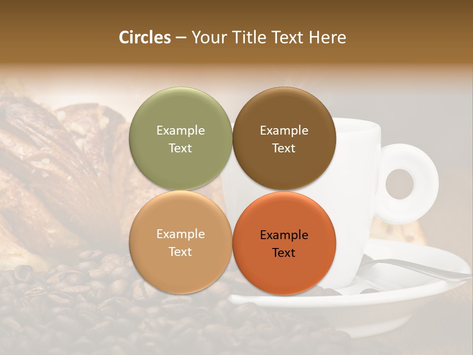 Art Close Up Croissants PowerPoint Template