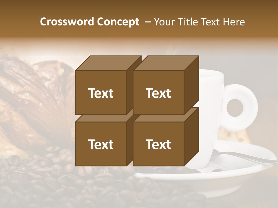 Art Close Up Croissants PowerPoint Template